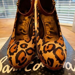 Sam Edelman leopard heels